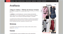 Desktop Screenshot of anafilaxia.org