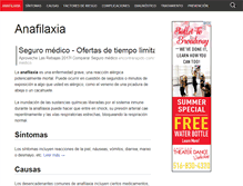 Tablet Screenshot of anafilaxia.org